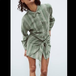 Zara “ The Zoe Dress “ shirt wrap dress